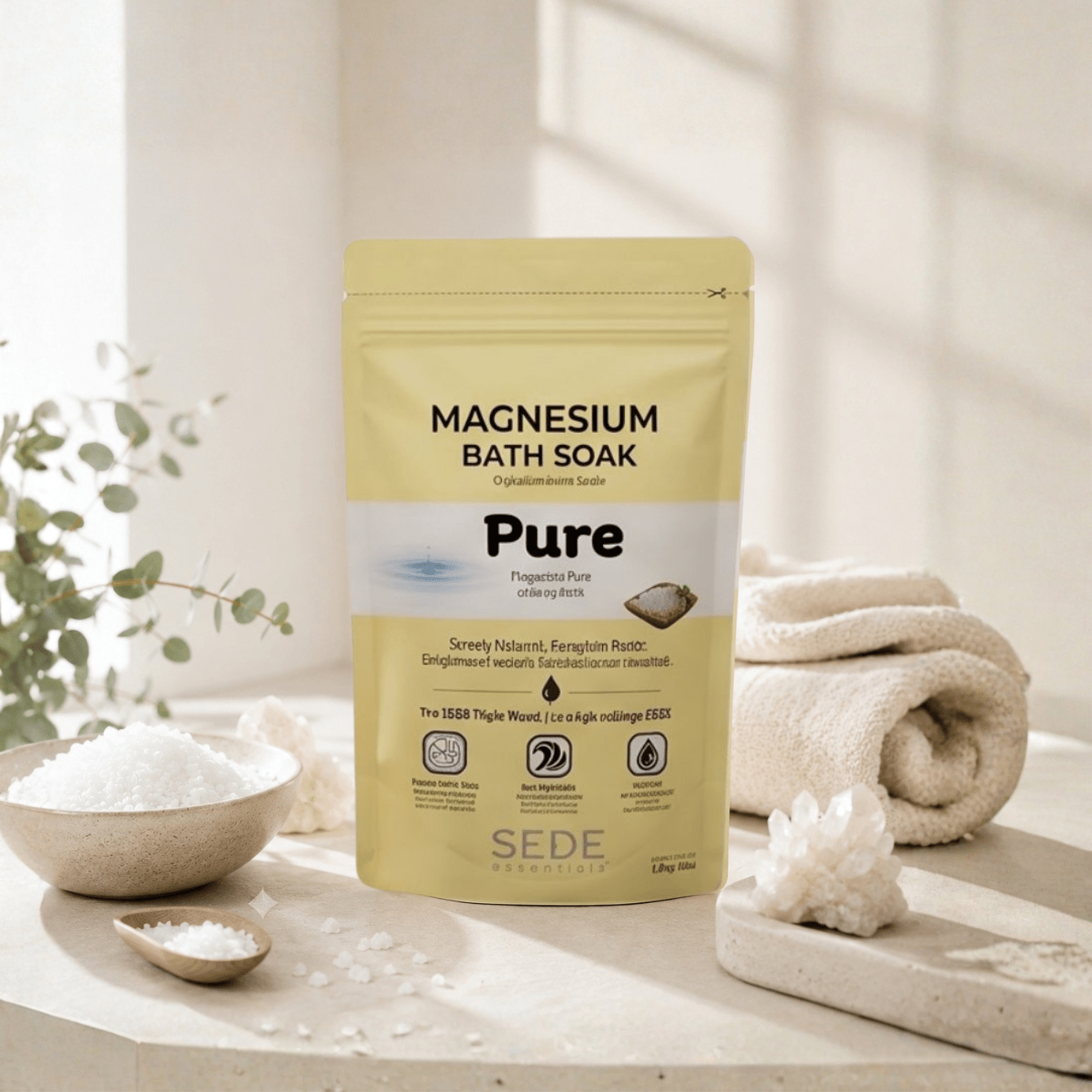 Pure - Magnesium Bath Soak - Sede Essentials
